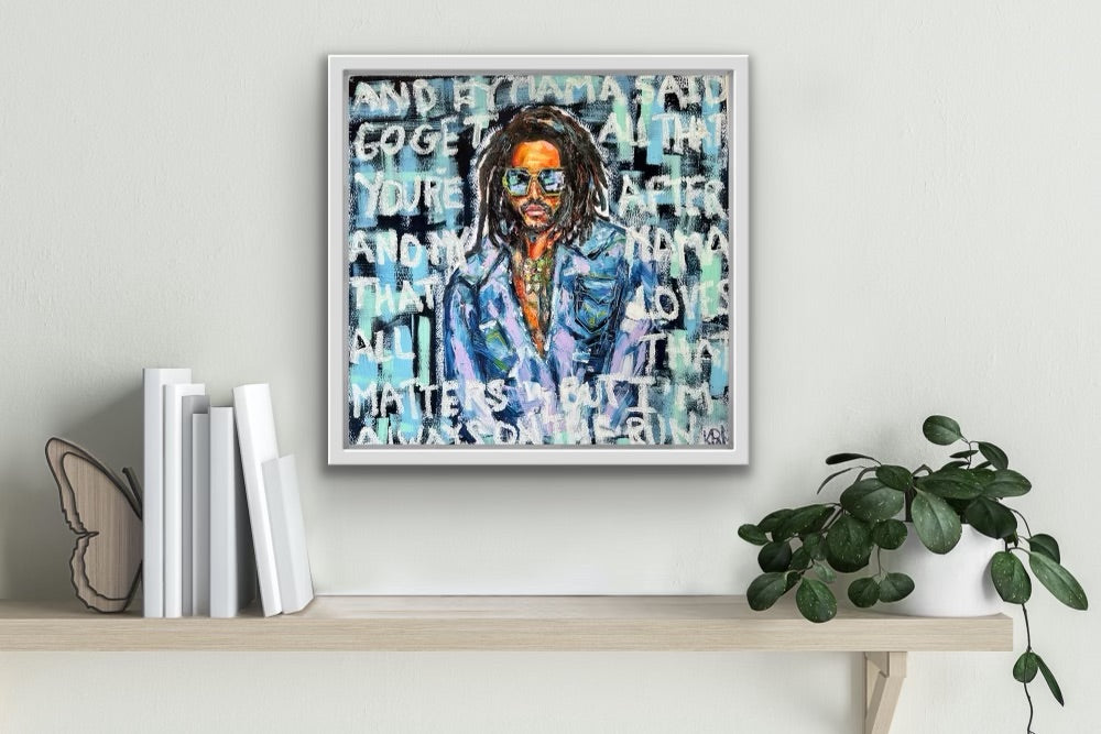 Lenny Kravitz Print Framed