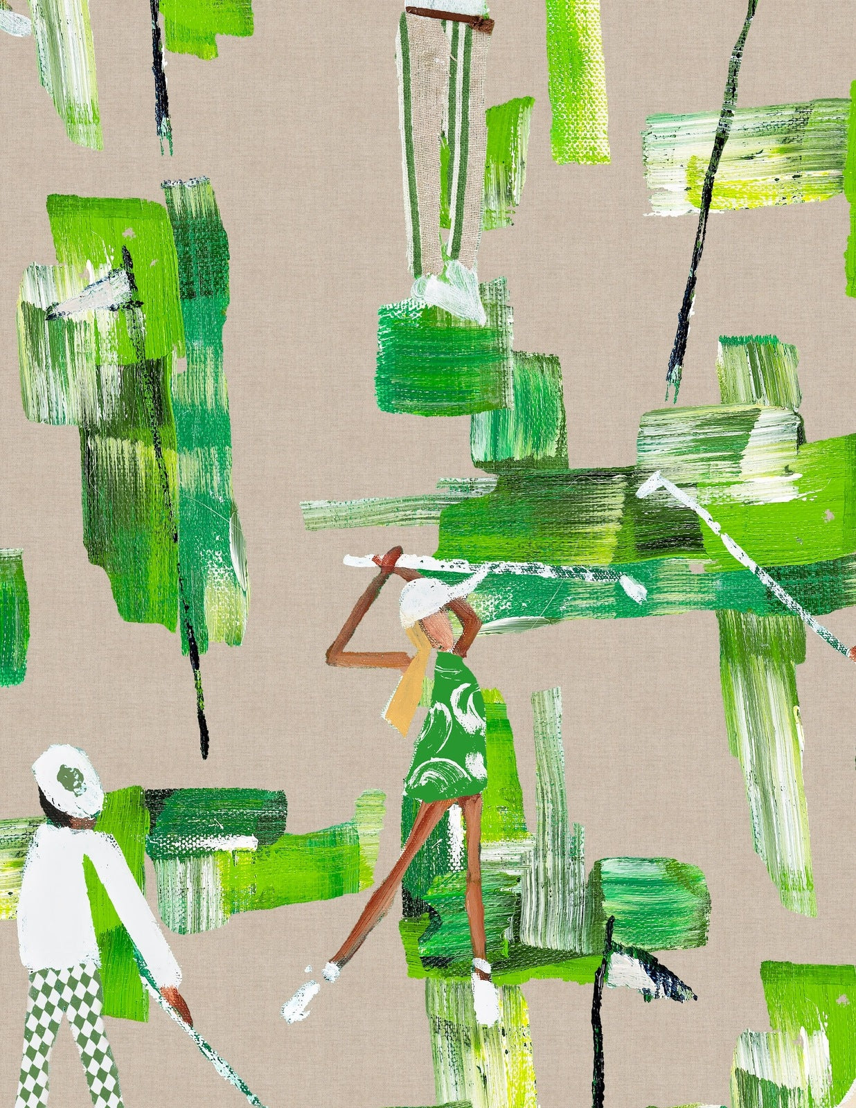TINY™ Collection — On the Green Wallpaper