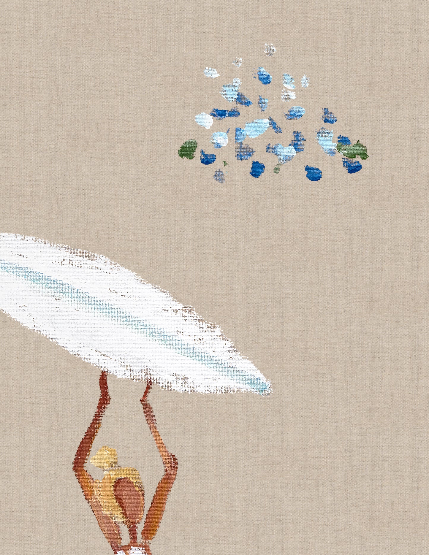 TINY™ Collection — Harborside Hydrangea Wallpaper