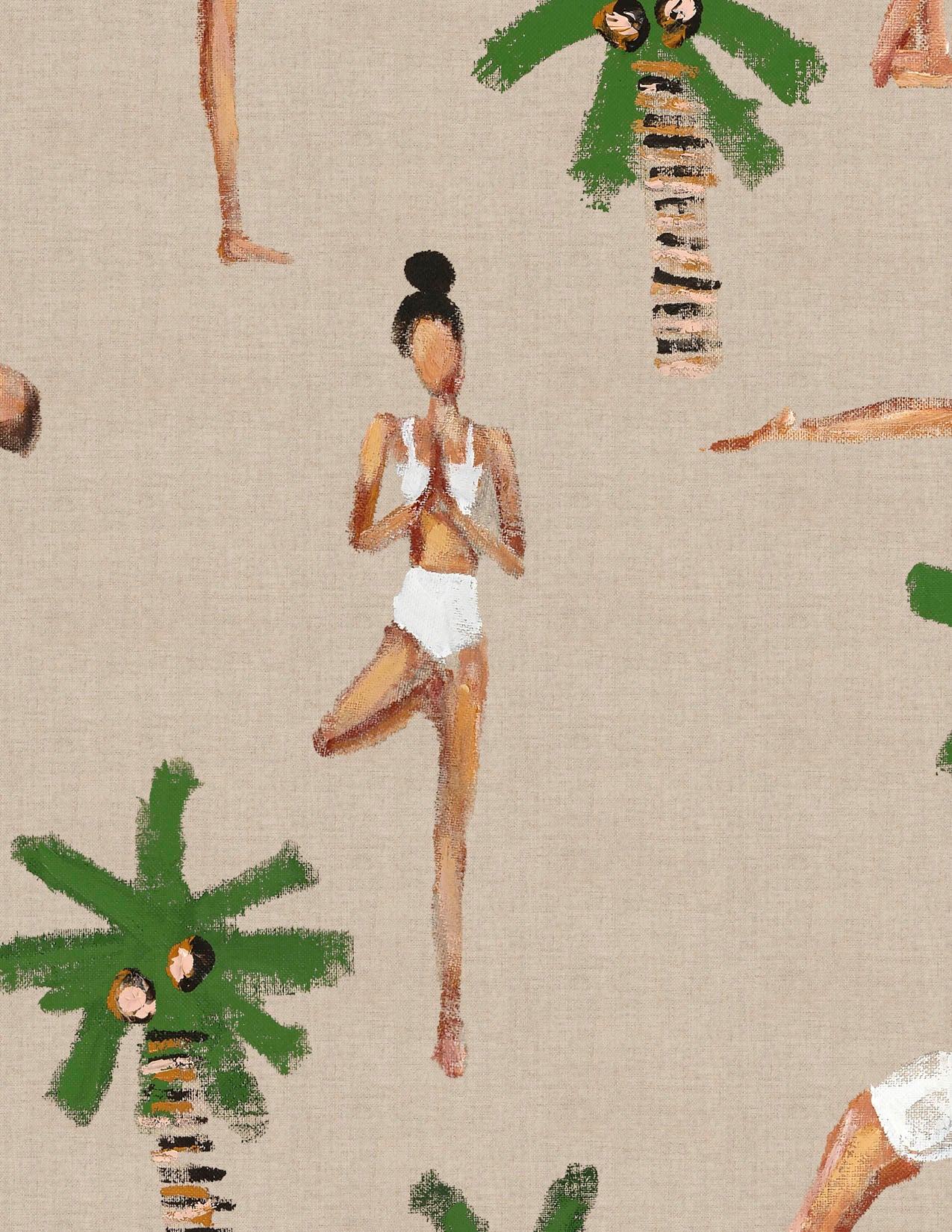 TINY™ Collection — Hot Yoga Wallpaper