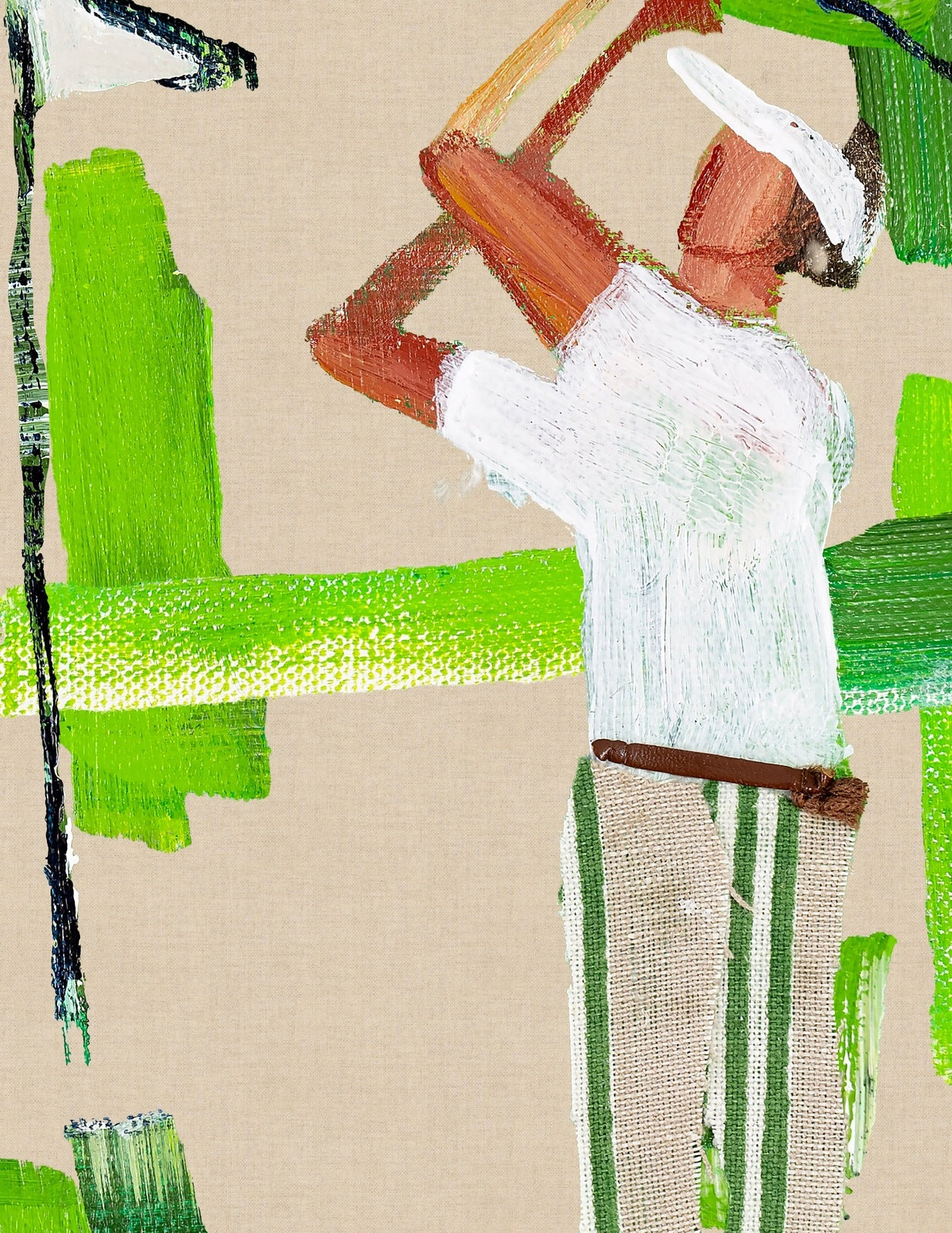 On the Green Wallpaper