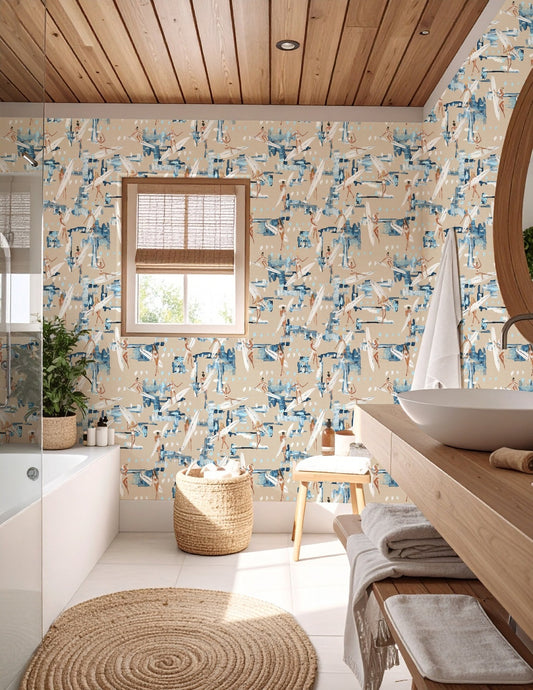 Chasing the Blues Away Wallpaper