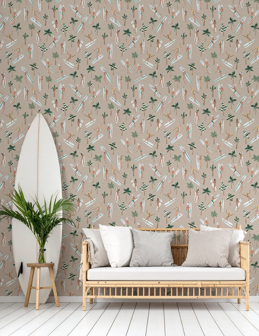 TINY™ Collection — Palm Party Small Wallpaper