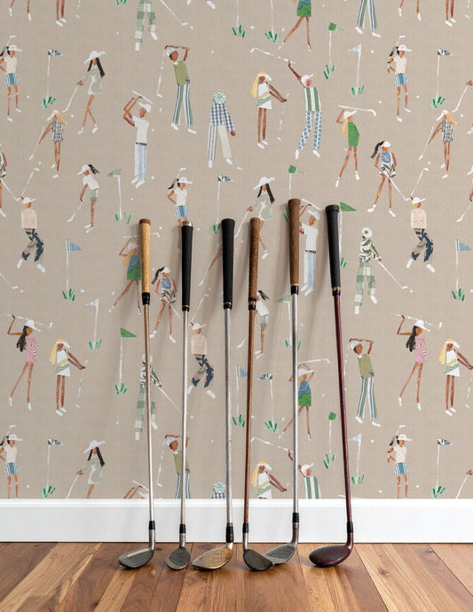 TINY™ Collection — Birdie Club Medium Wallpaper