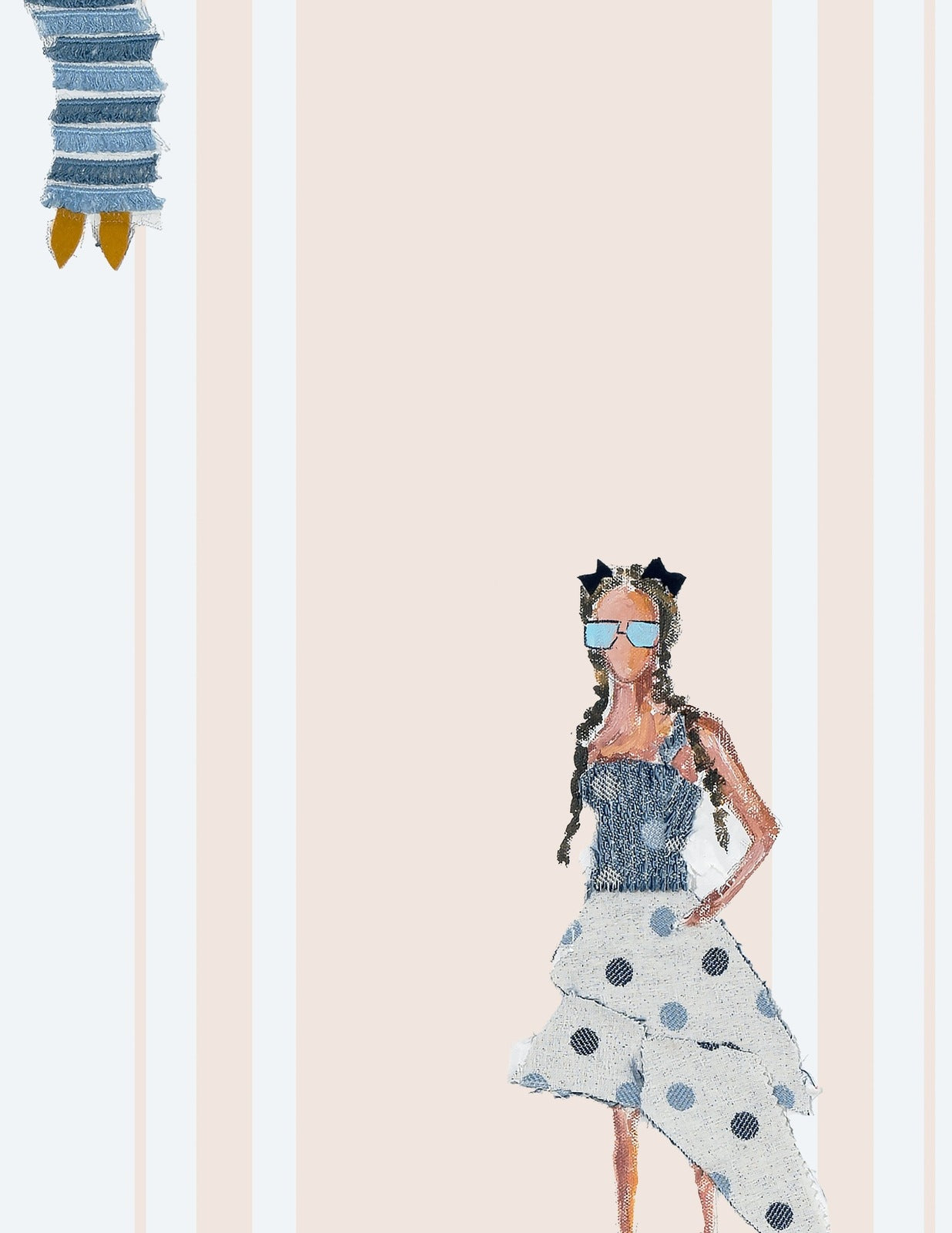 Fashion Plates Wallpaper
