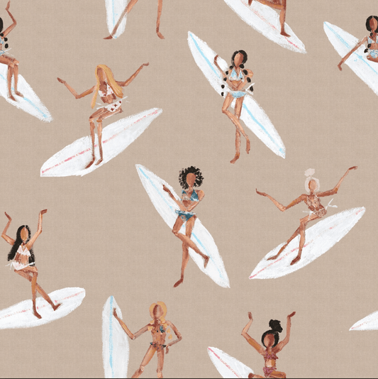 Tiny Surfer Girls Wallpaper