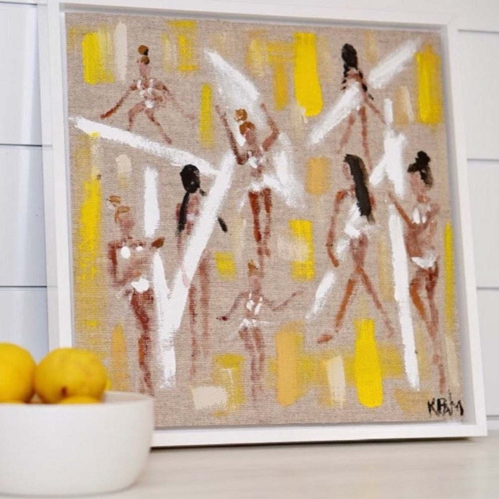 KPalm Fine Art Sunshine Daydream tiny surfers