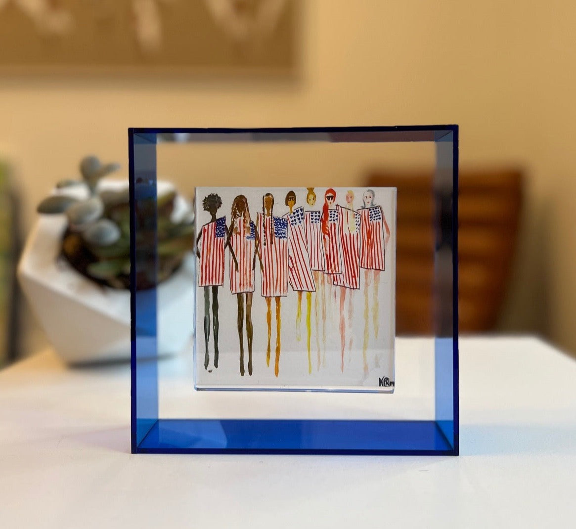 KPalm Fine Art Flag Girls
