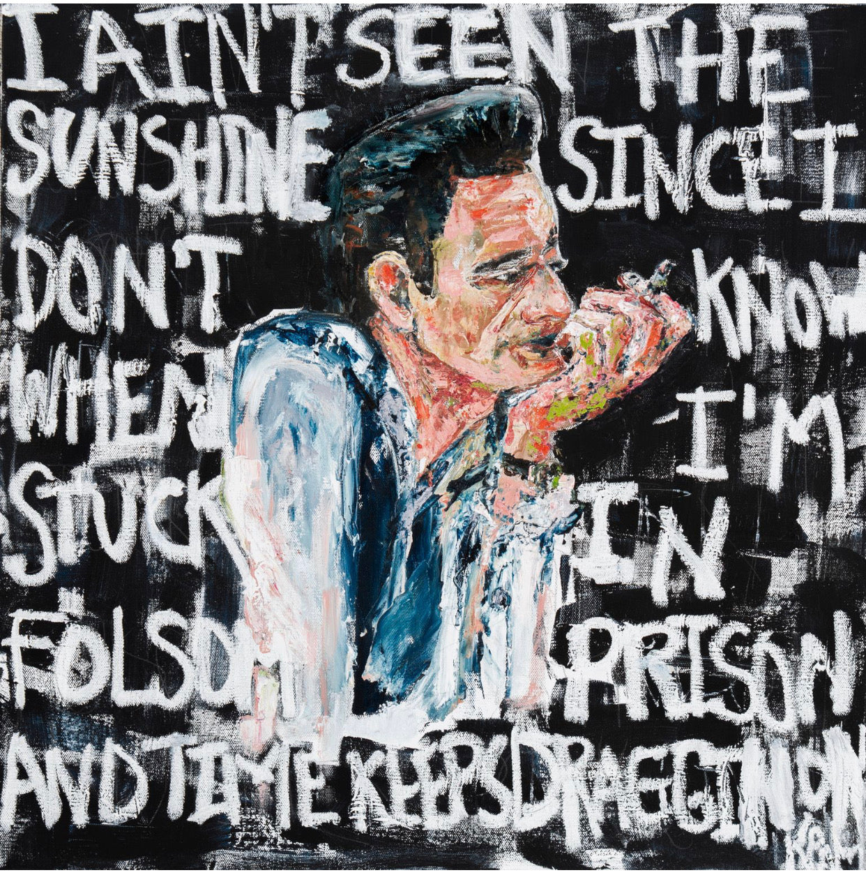 KPalm Fine Art Johnny Cash Print