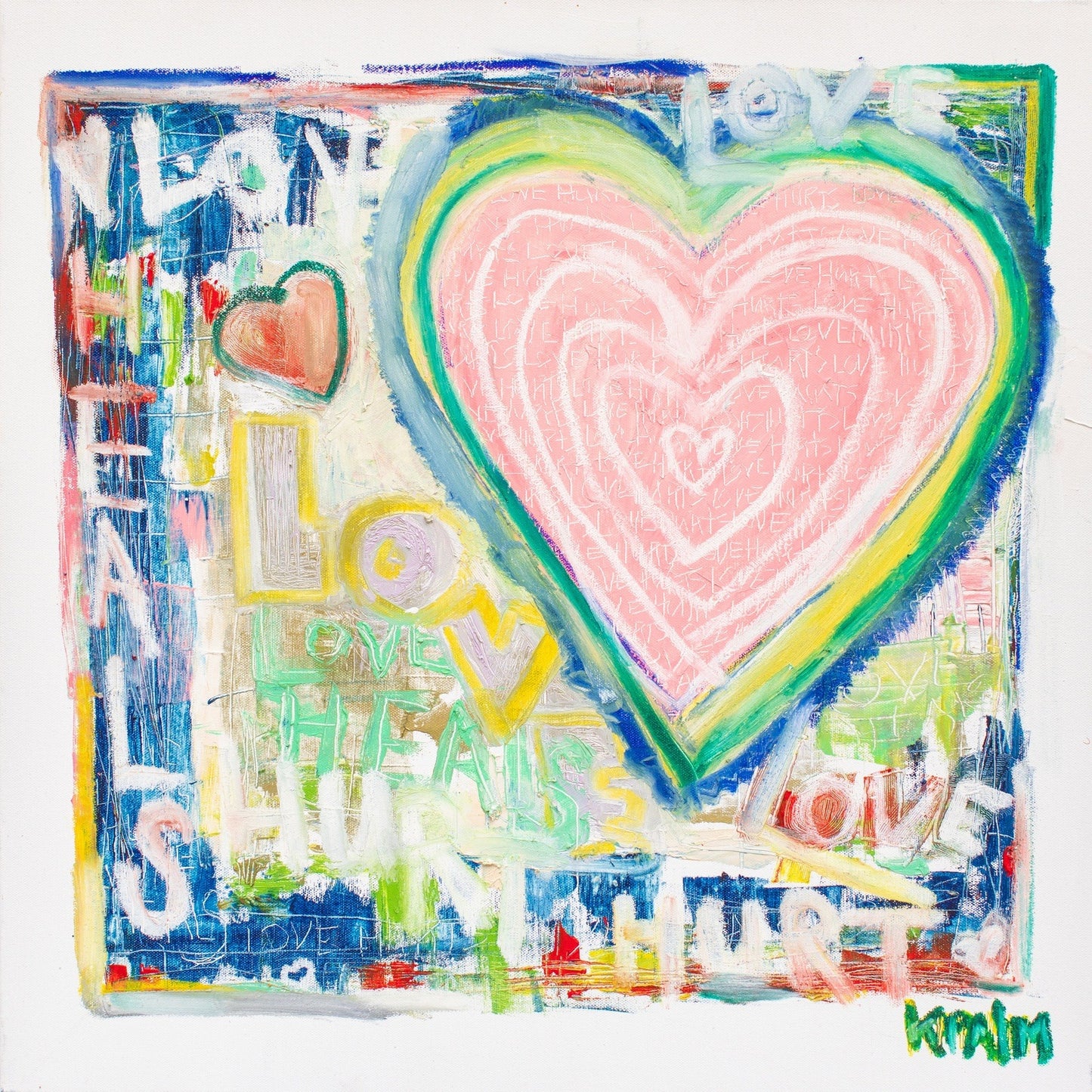 KPalm Fine Art Love is Print