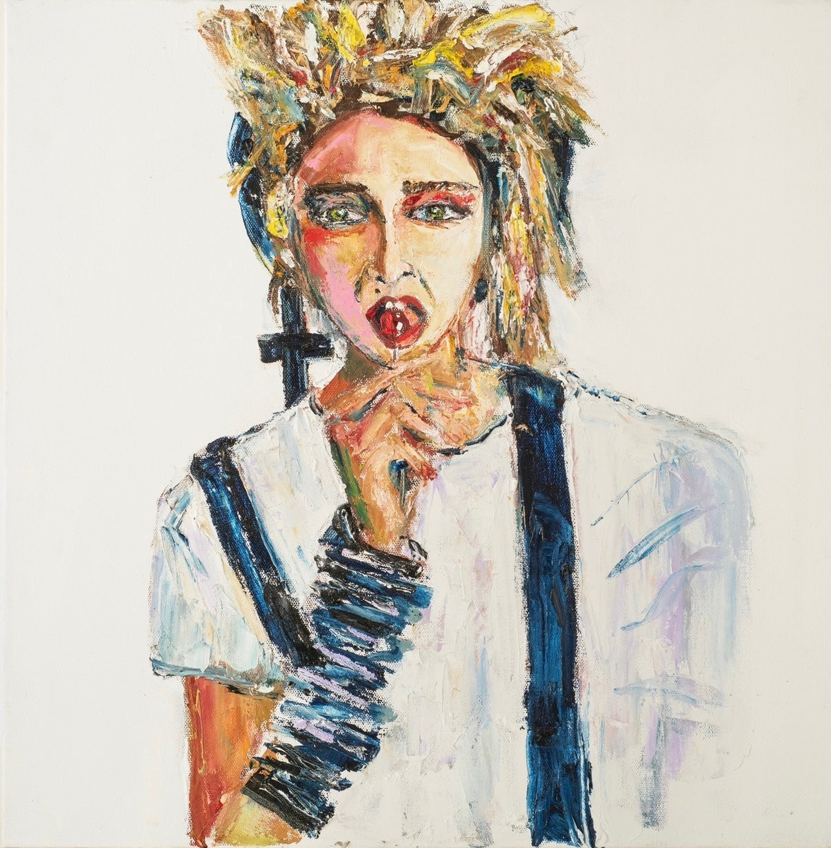 Kpalm Fine Art Madonna Print white background