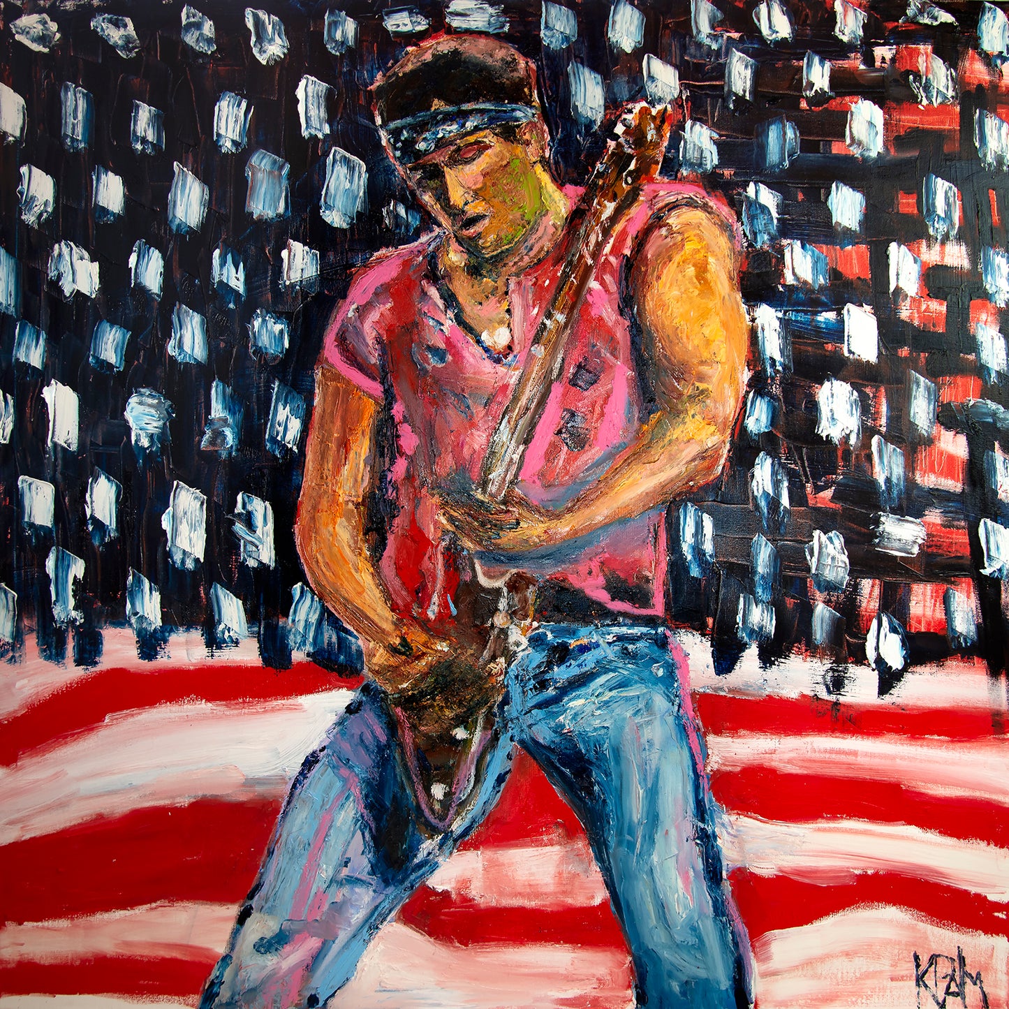KPalm Fine Art Bruce Springsteen Print 1984