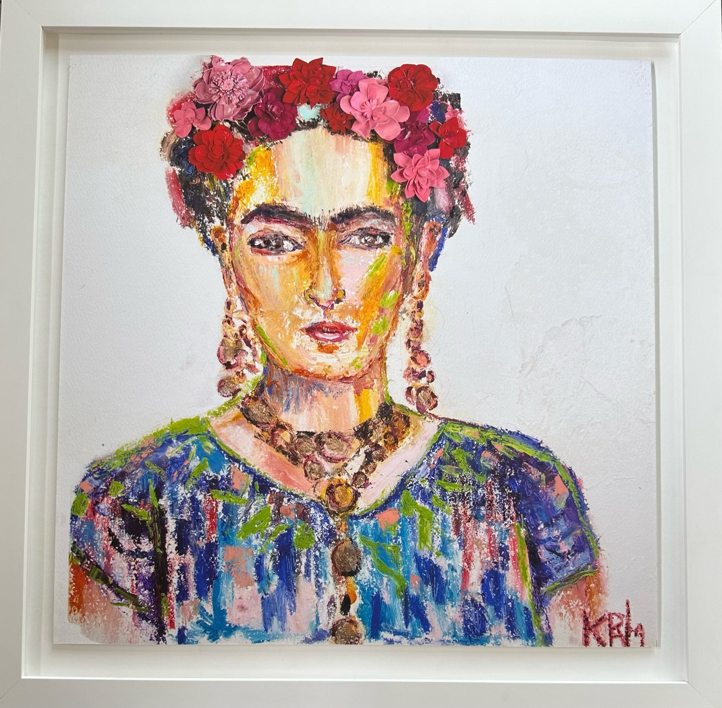 Frida Kahlo III Print Framed