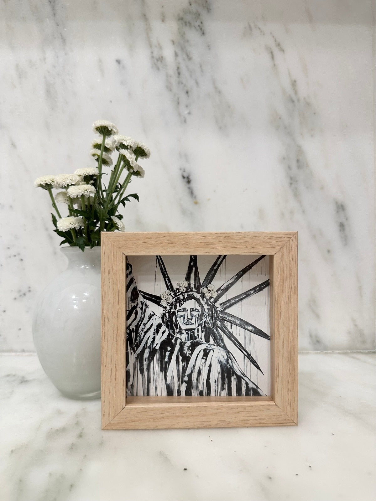 Lady Liberty B&W