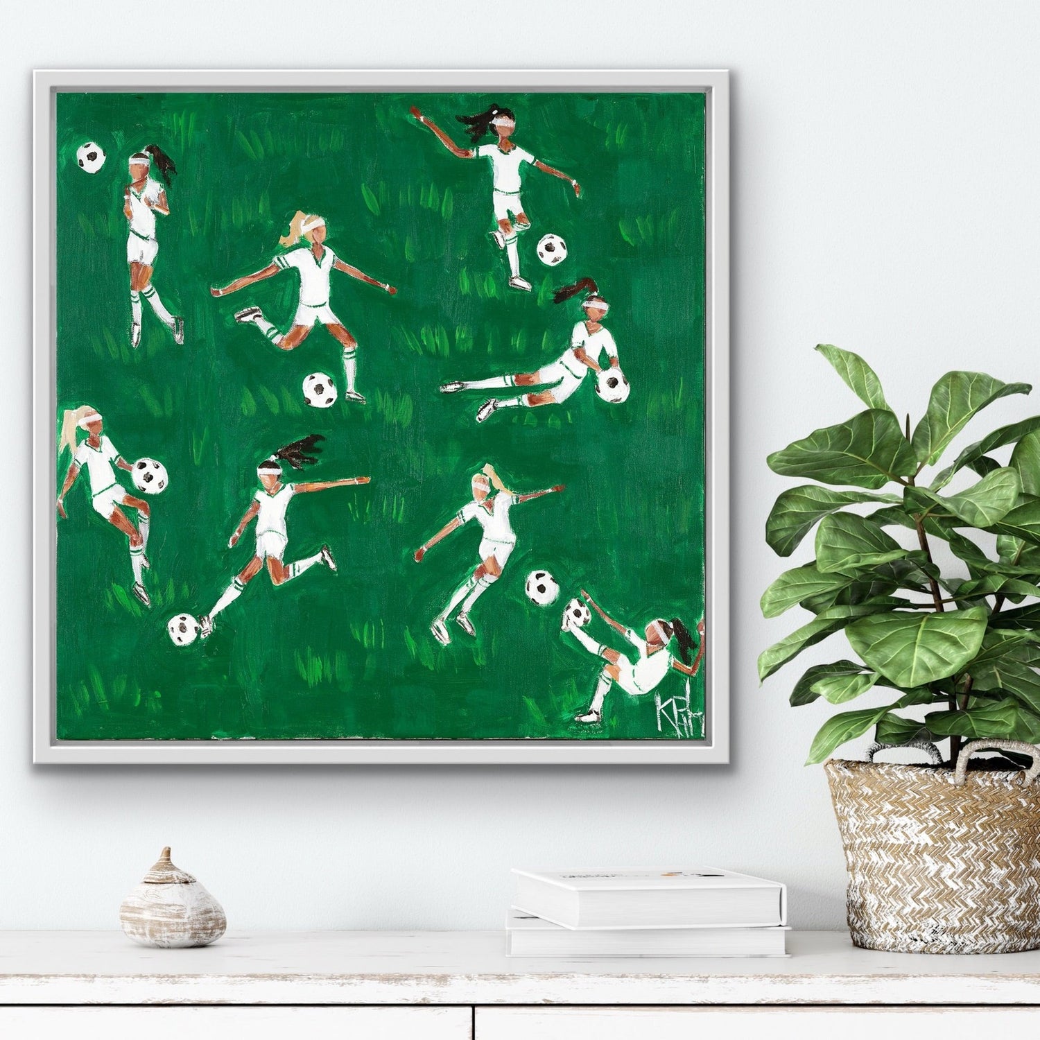 Tiny Soccer Girls