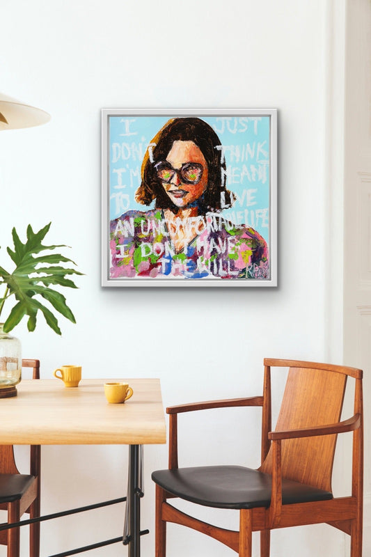 Parker Posey Victoria Ratliff White Lotus Print w/ Custom Quote