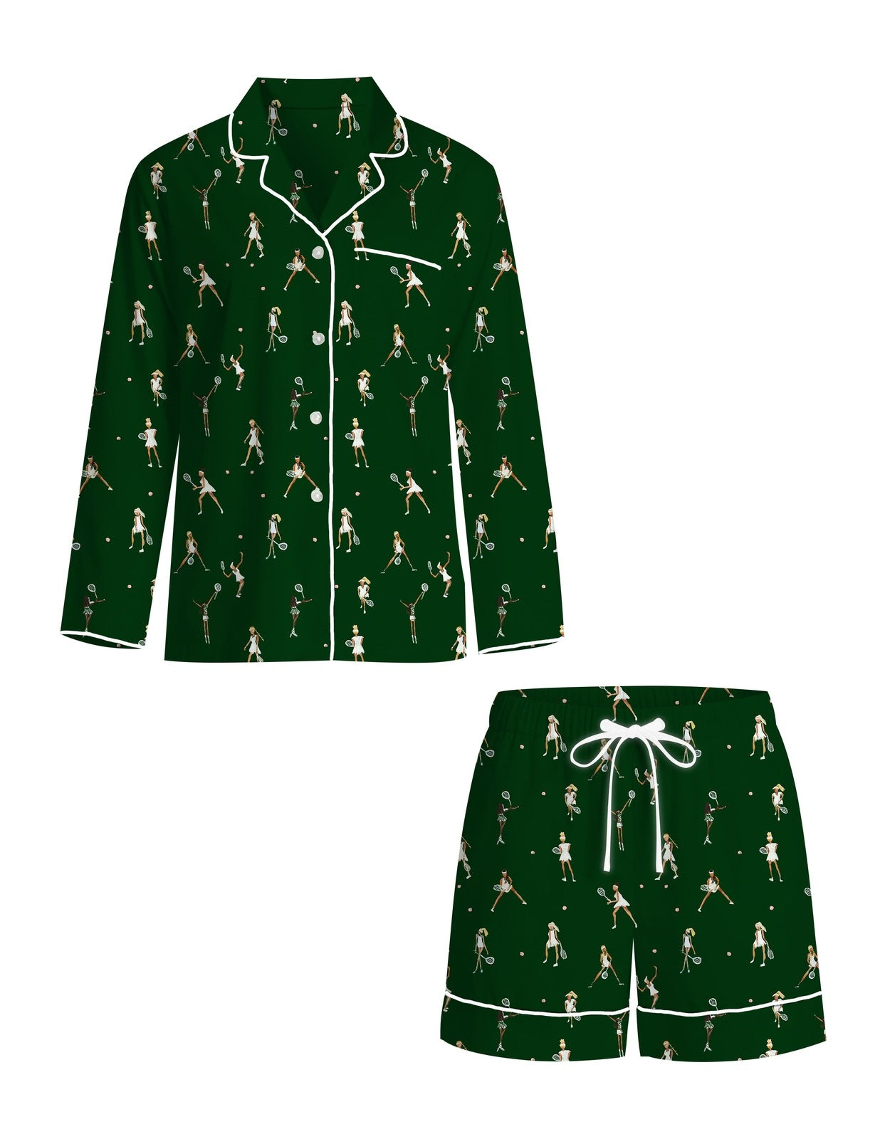 TINY™ Collection — Love Set Match Women's Pajama Shorts Set