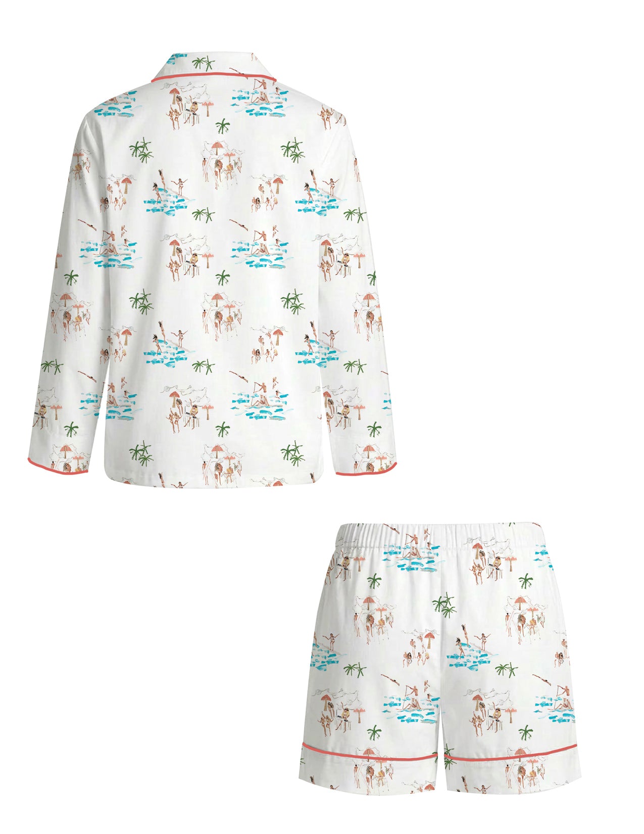 Welcome to Ibiza Women's Pajama Shorts Set