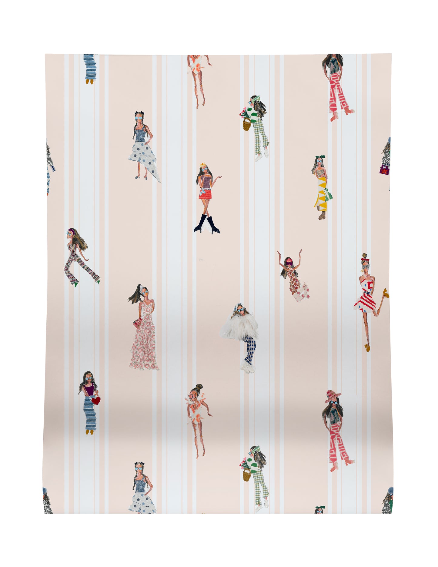 Fashion Plates Wallpaper
