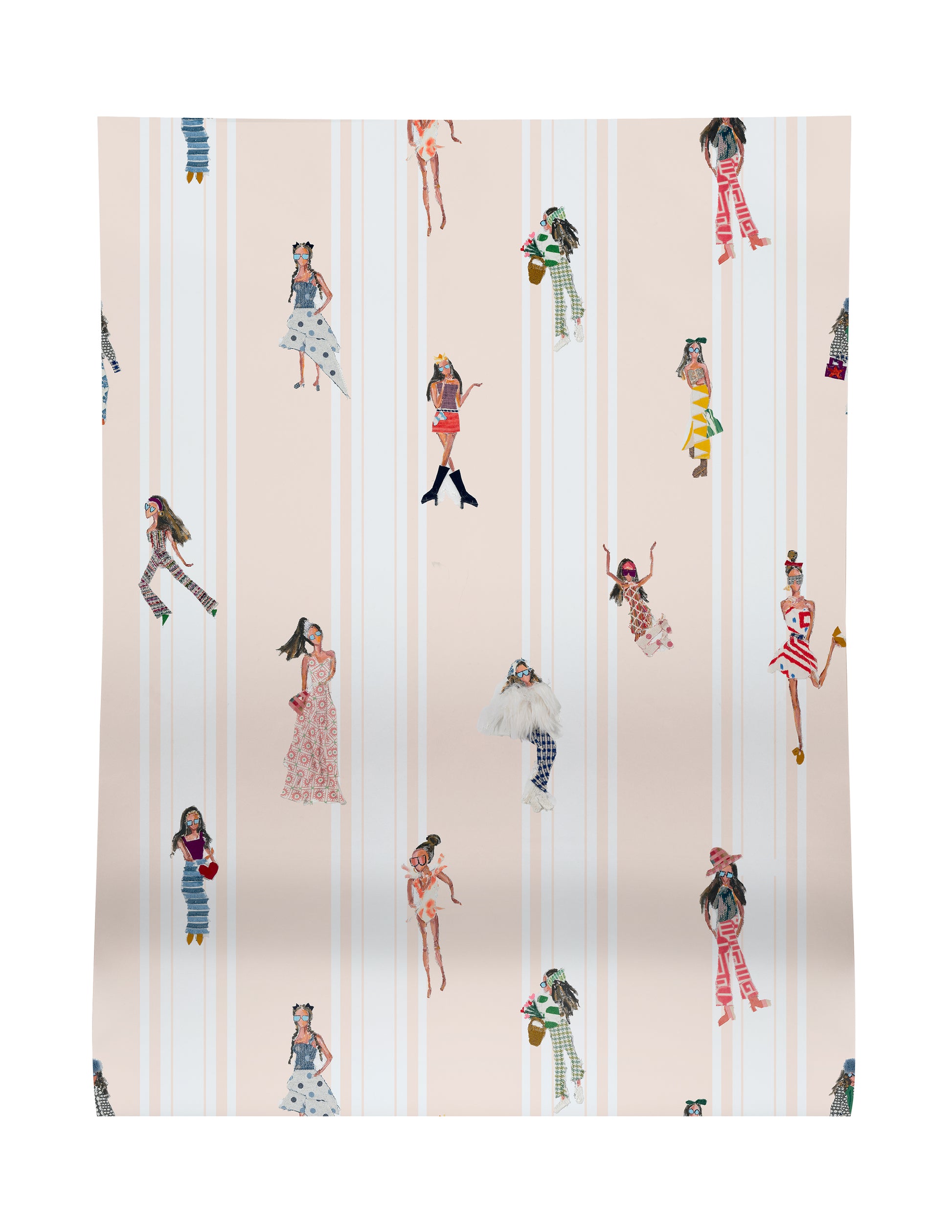 Fashion Plates Wallpaper