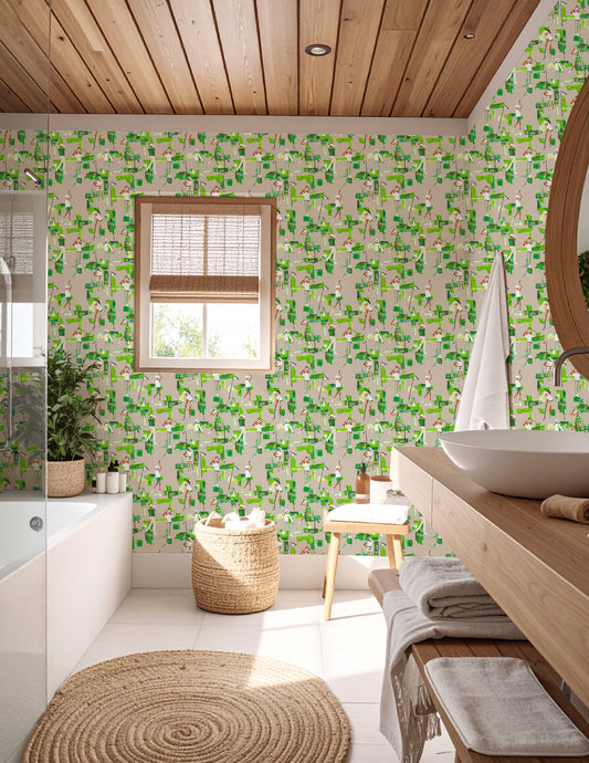 TINY™ Collection — On the Green Wallpaper