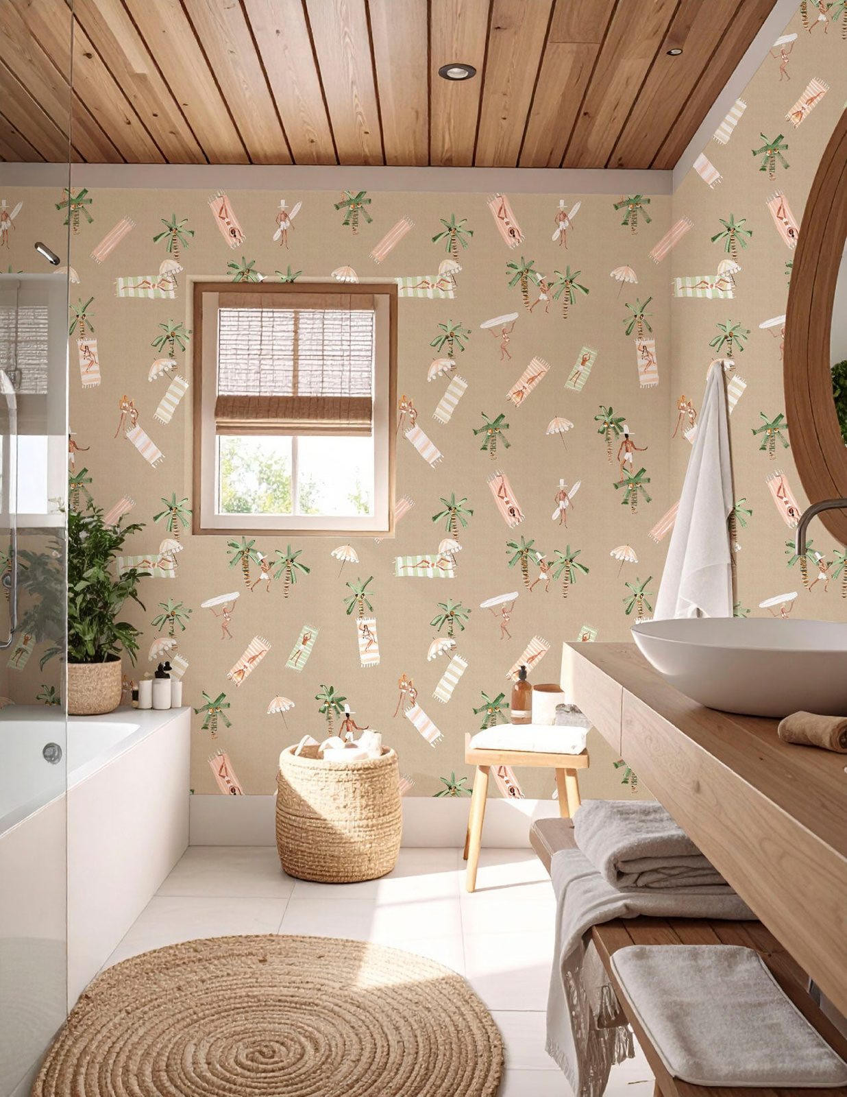 Palm Beach Parade Wallpaper