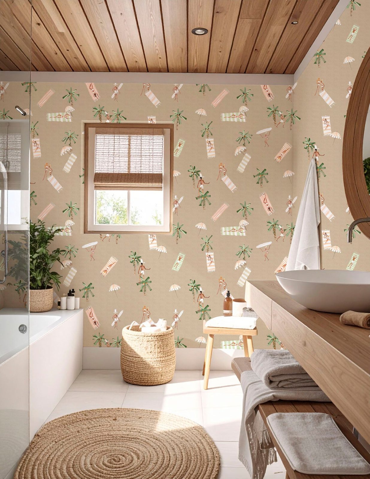 Palm Beach Parade Wallpaper