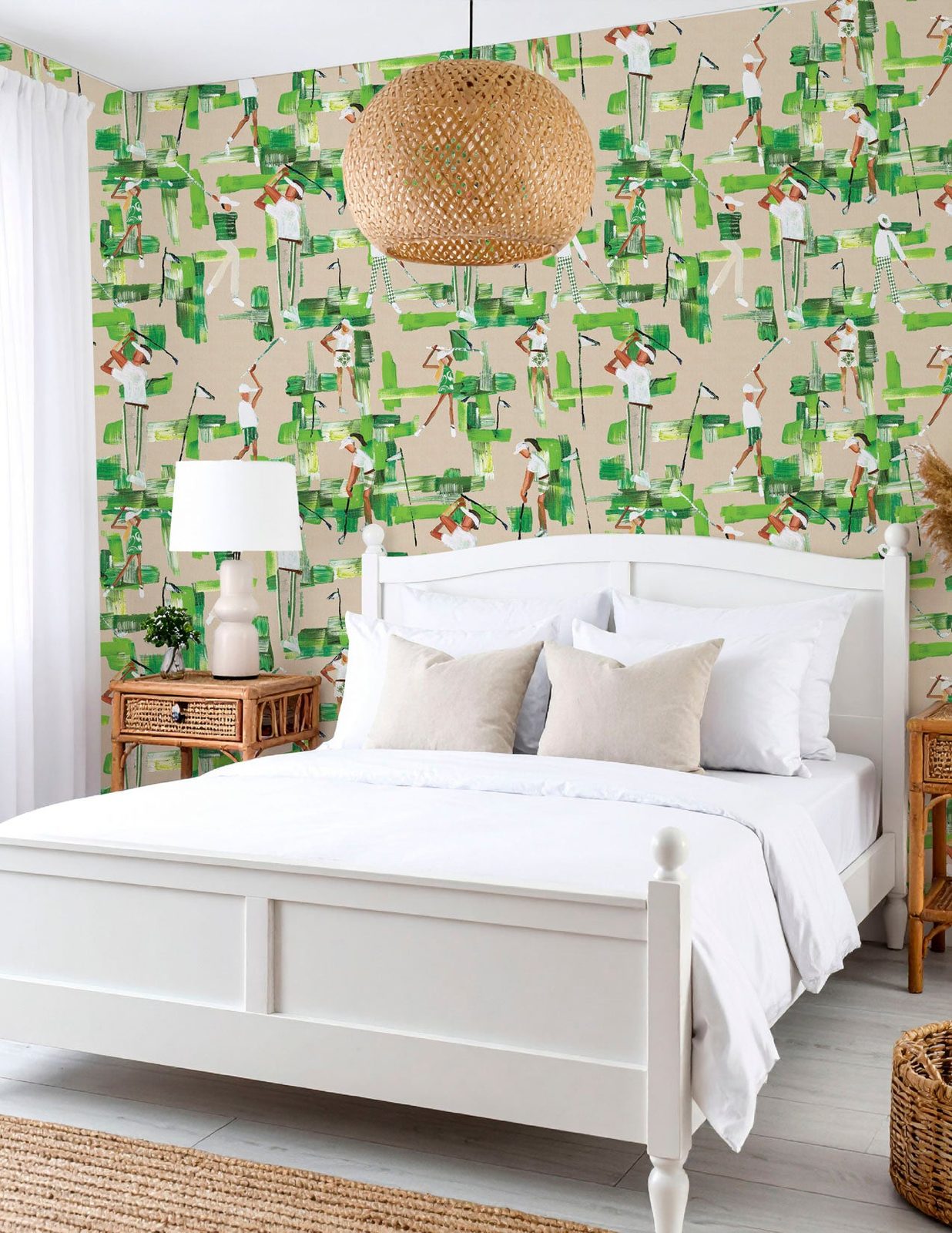 On the Green Wallpaper