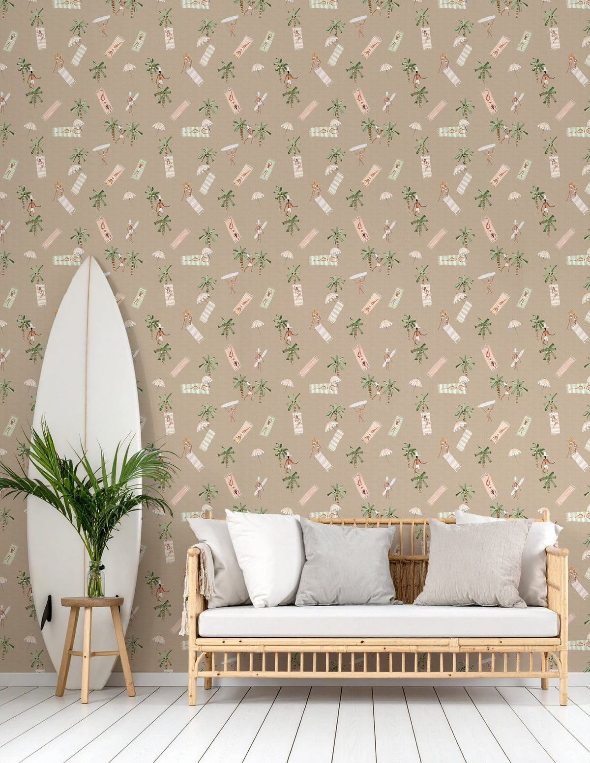 TINY™ Collection — Palm Beach Parade Wallpaper