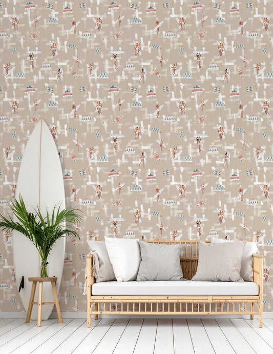 TINY™ Collection — Les Surfeurs de l'ete Wallpaper