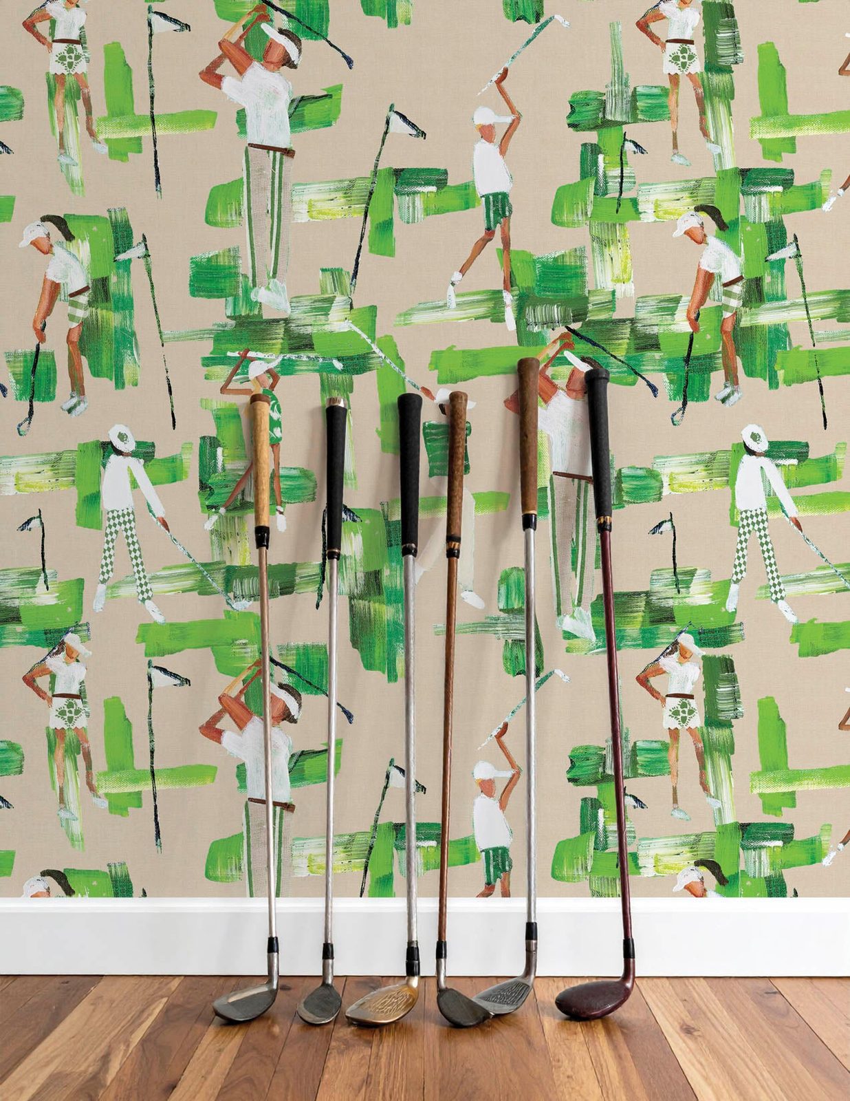 On the Green Wallpaper