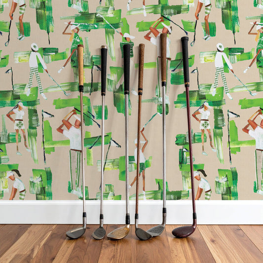 On the Green Wallpaper
