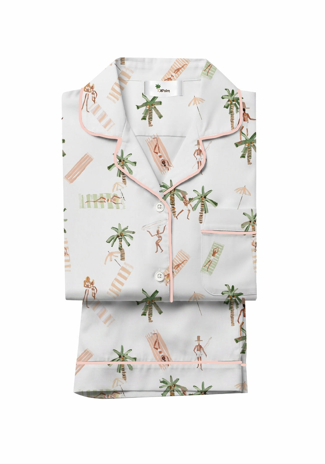 TINY™ Collection — Palm Beach Parade Women's Pajama Shorts Set