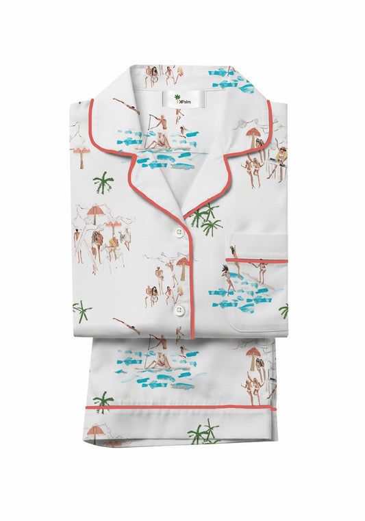 TINY™ Collection — Welcome to Ibiza Women's Pajama Shorts Set