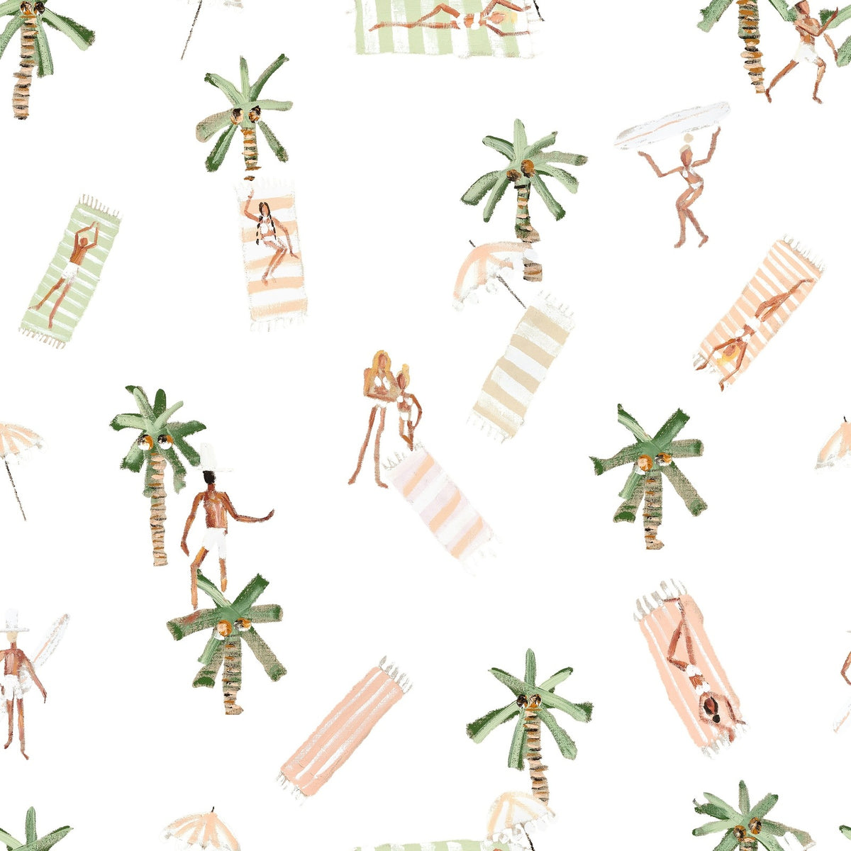 TINY™ Collection — Palm Beach Parade Women's Pajama Shorts Set