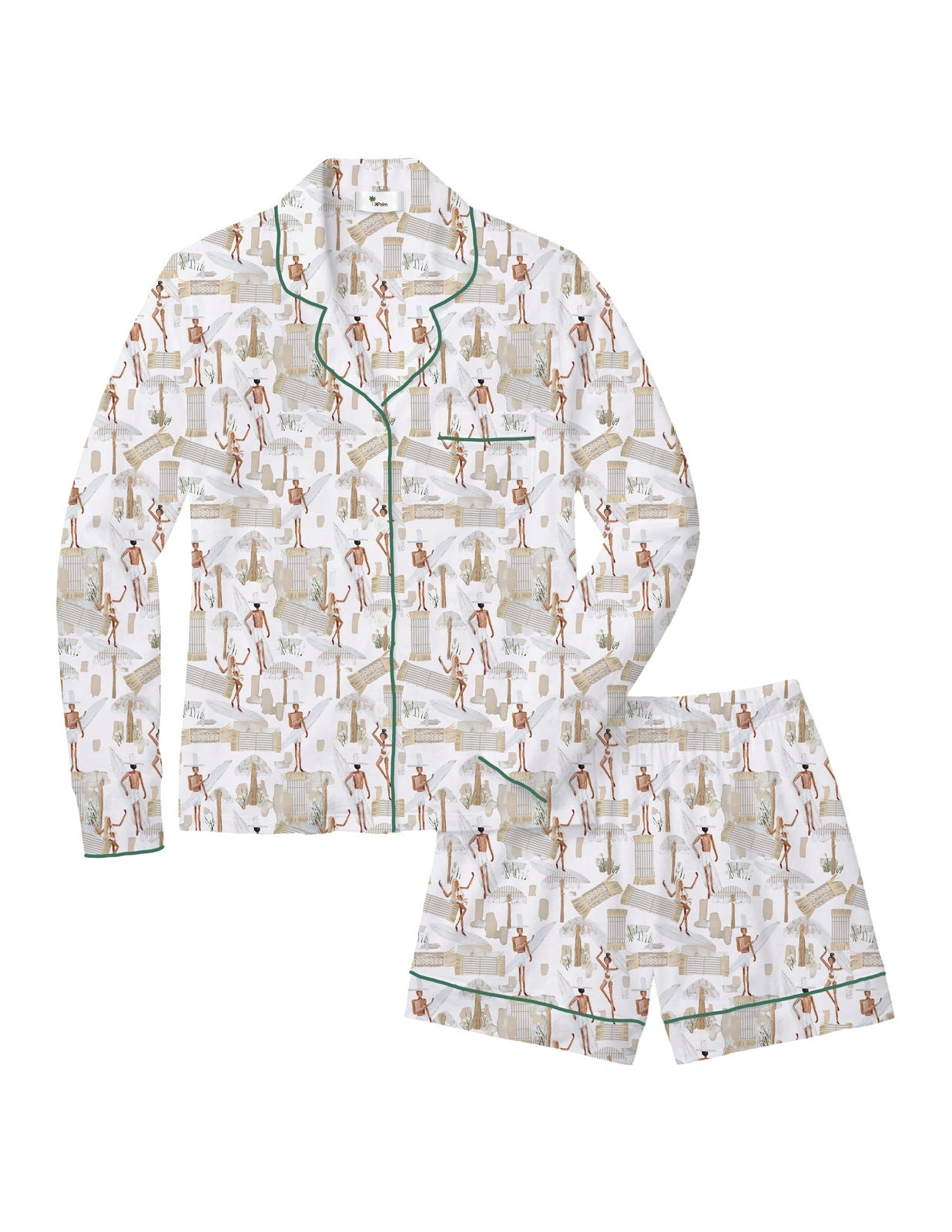 TINY™ Collection — Wildflower Beach Women's Pajama Shorts Set
