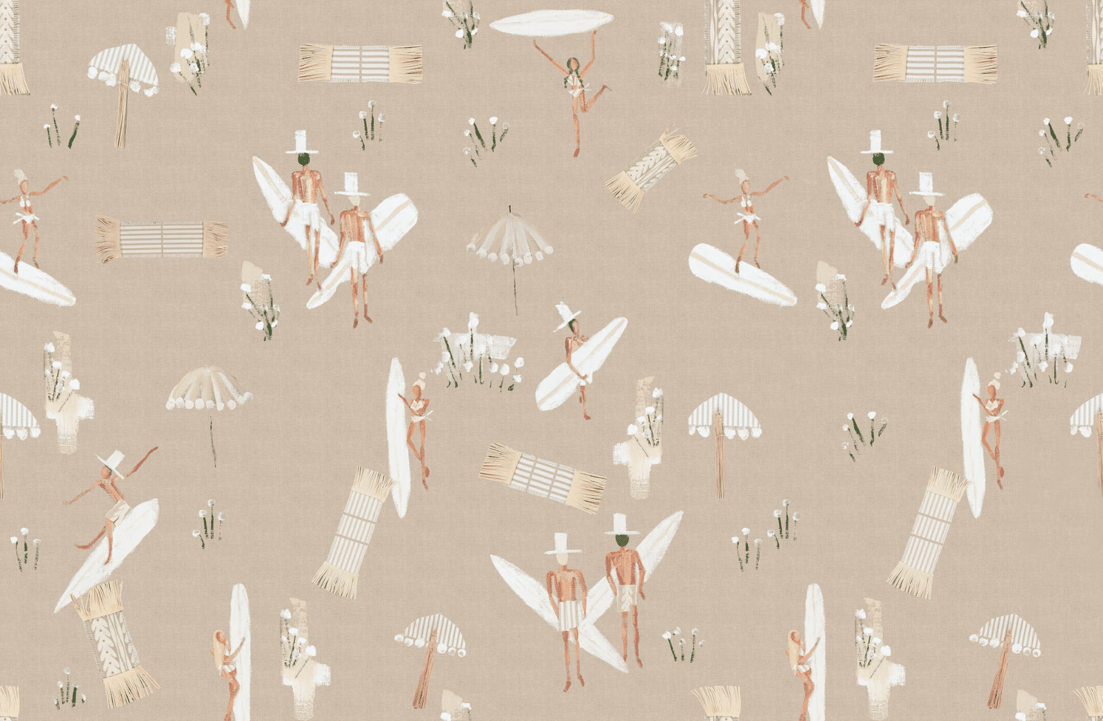 Petite Fleur Beach Wallpaper