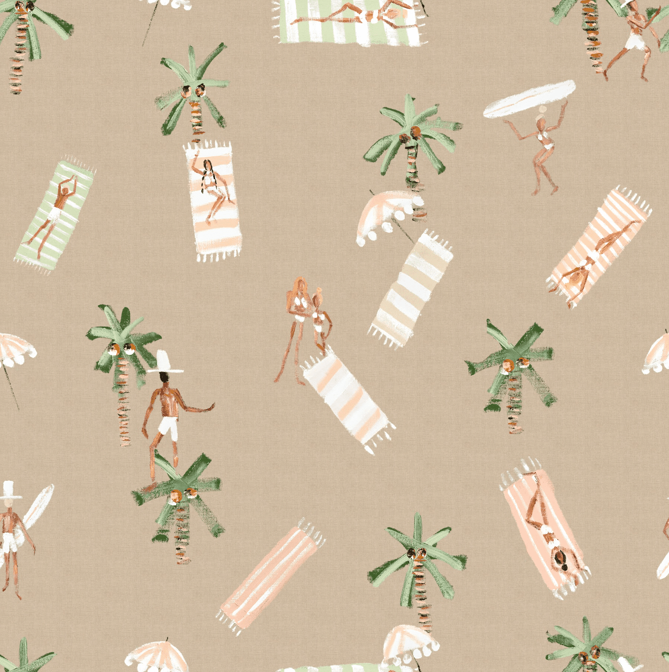 Palm Beach Parade Wallpaper