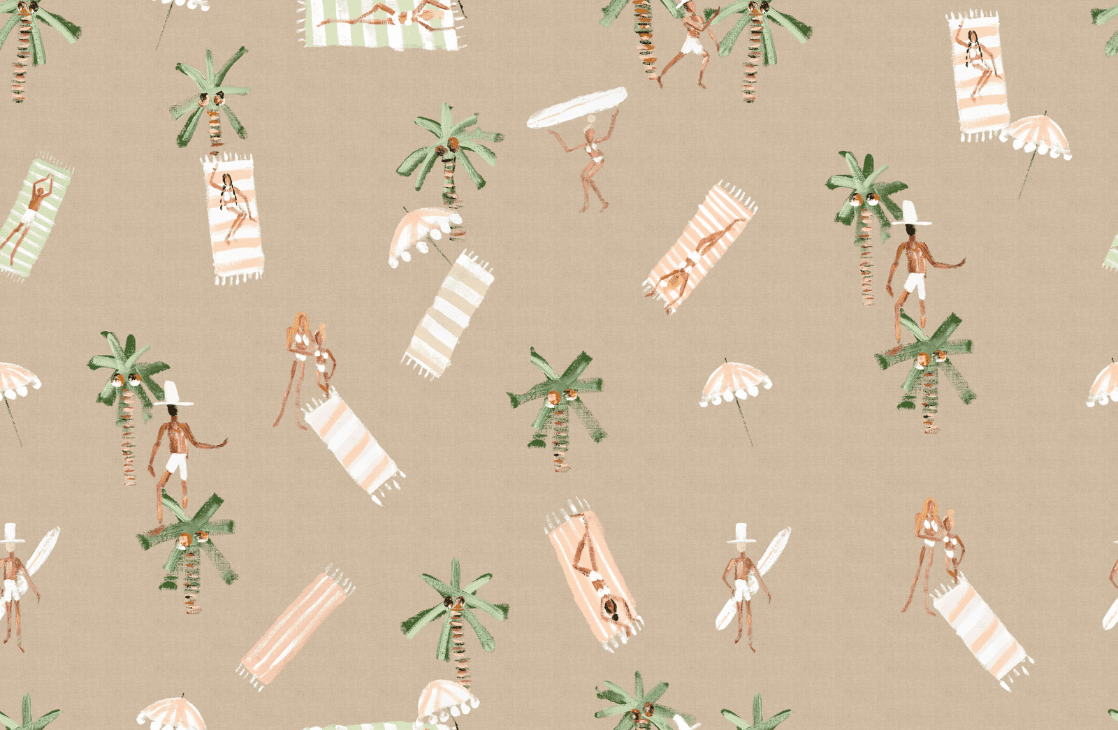 Palm Beach Parade Wallpaper