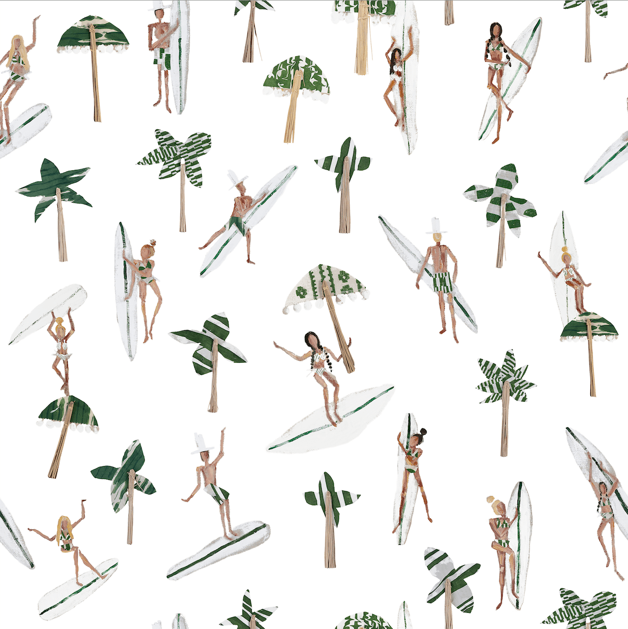 Palm Party Women's Pajama