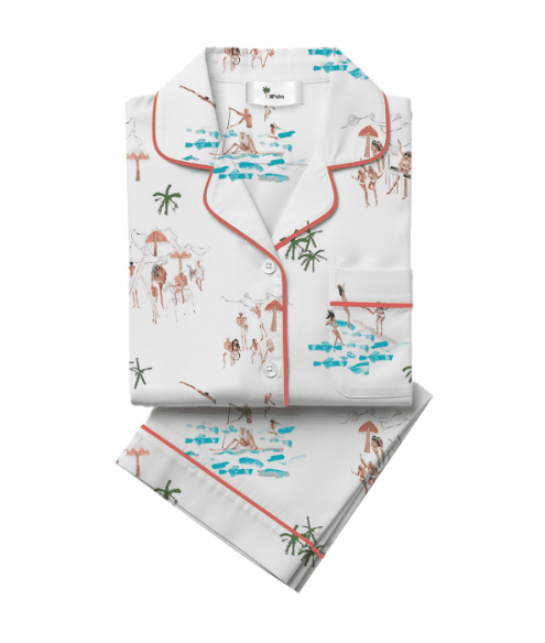 Welcome to Ibiza Women's Pajama Shorts Set