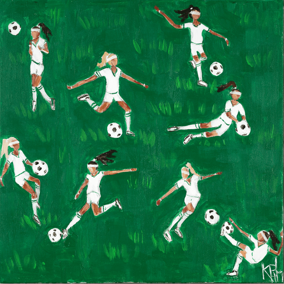 Tiny Soccer Girls